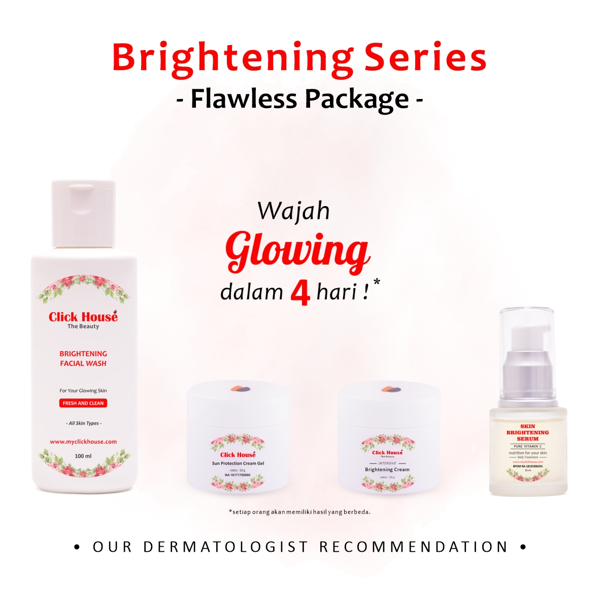 Click House Brightening Series - Flawless Package