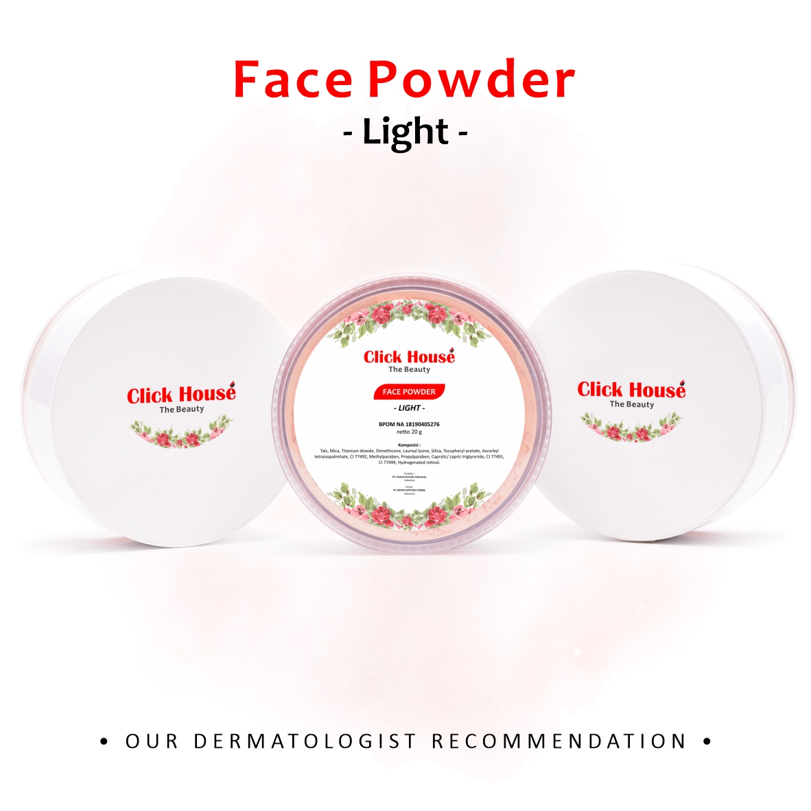 Click House Face Powder - Light