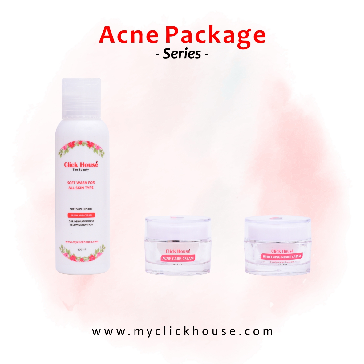 Click House Acne Care Package Series