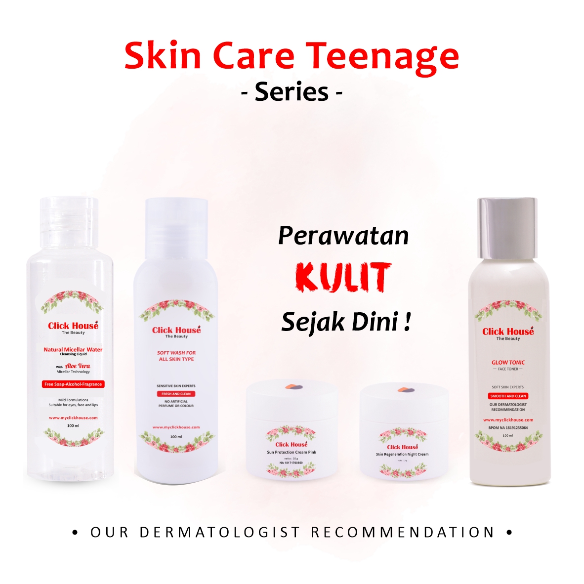 Click House Teenage Skin Care Series